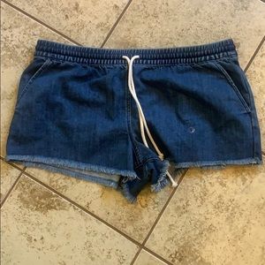 Size Large Aerie cut off Jean Shorts